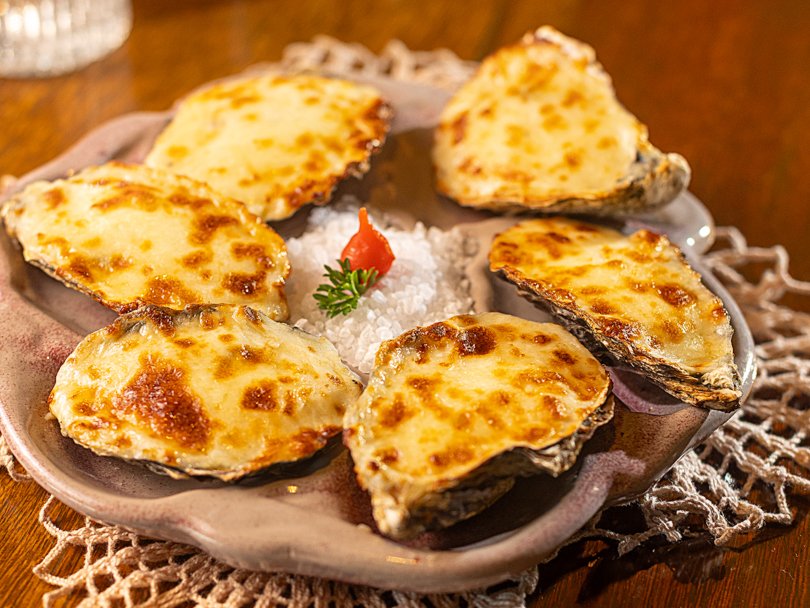 Ostras Gratinadas